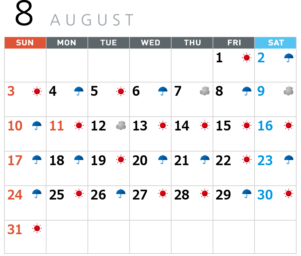8月